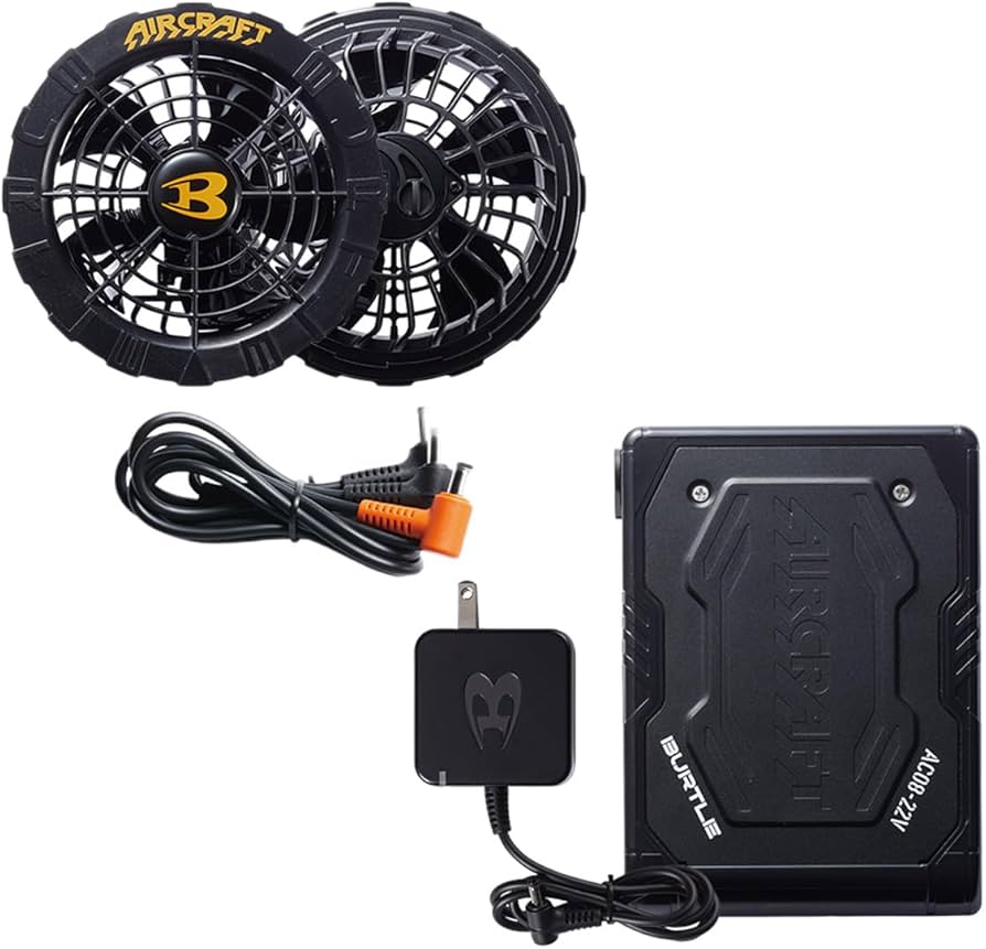 Amazon.co.jp: バートル (BURTLE) エアクラフト AC08-1+AC08 22V